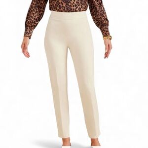 Talbots tan Beige stretch cotton twill Chatham ankle Pants size 12p